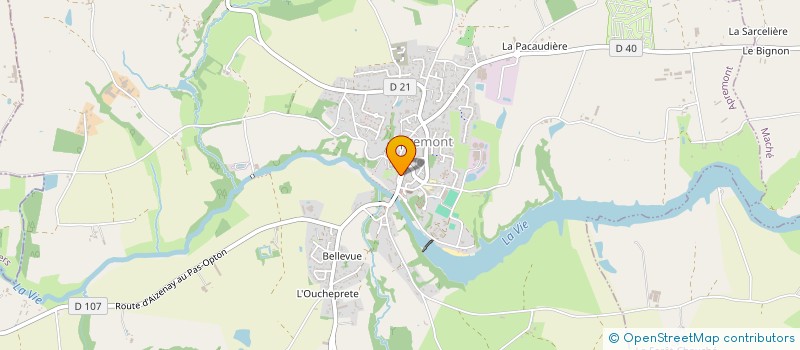 localisation de l'entreprise LEFORT BILLAT à APREMONT