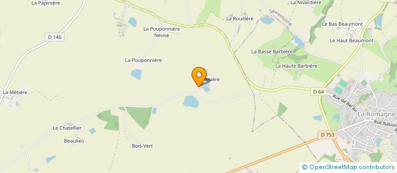 localisation de l'entreprise LEFORT DAVID  SEVREMOINE