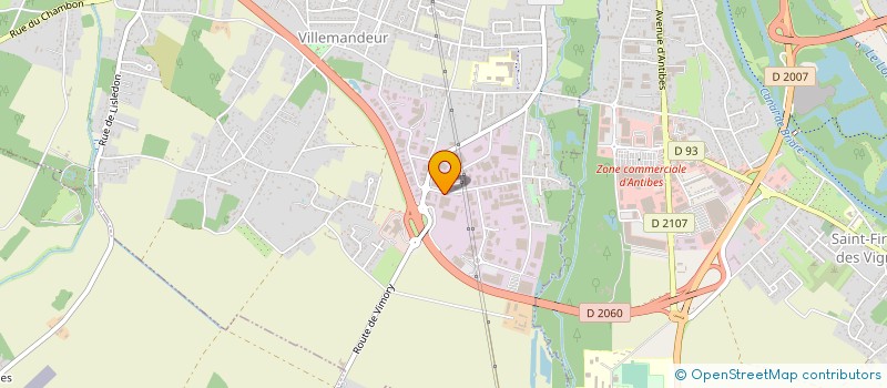 localisation de l'entreprise LEFORT ET FILS SA à VILLEMANDEUR