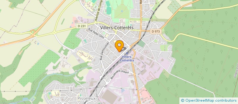localisation de l'entreprise LEFORT EVASION  VILLERS-COTTERETS