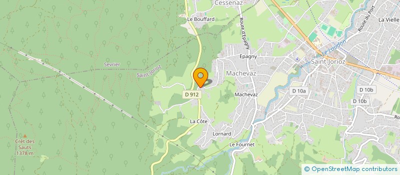 localisation de l'entreprise LEFORT PATRIMOINE à SAINT-JORIOZ