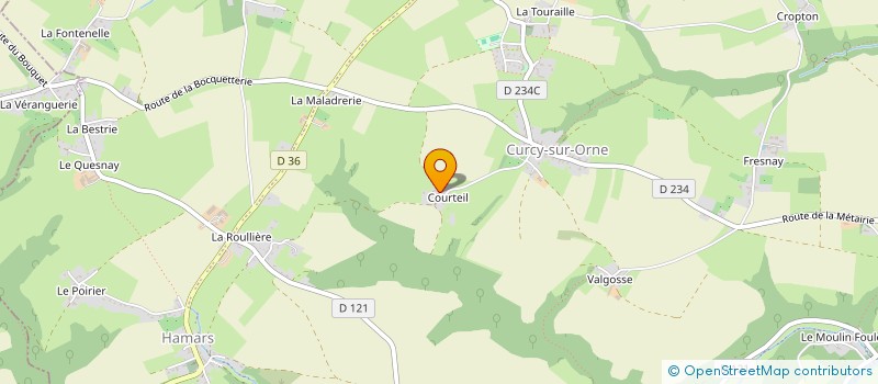 localisation de l'entreprise LEFORTIER FRANCK ELECTRICITE à THURY-HARCOURT-LE-HOM