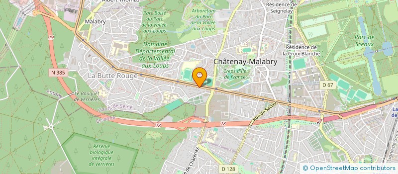 localisation de l'entreprise LEFOTAC à CHATENAY-MALABRY