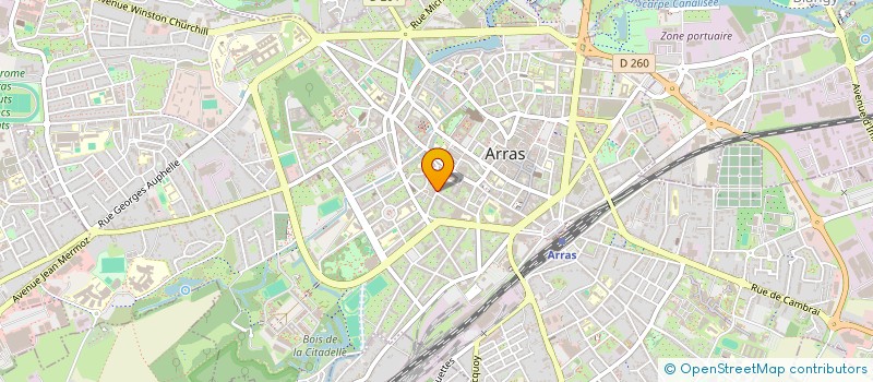 localisation de l'entreprise LEFRANC ET ASSOCIES à ARRAS