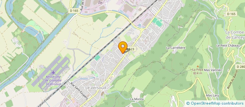 localisation de l'entreprise LEFRANC EURL  LE VERSOUD