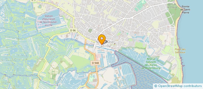 localisation de l'entreprise LEFRANC IMMOBILIER à NOIRMOUTIER-EN-L'ILE