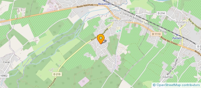 localisation de l'entreprise LEFRANC INVESTISSEMENTS  CASTRES-GIRONDE