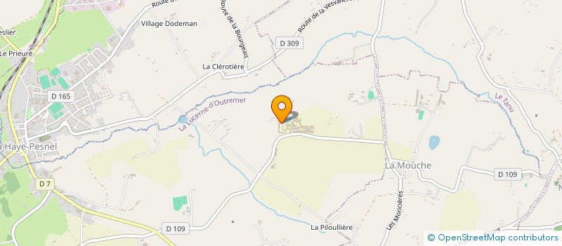 localisation de l'entreprise LEFRANC PERE ET FILS à LA LUCERNE-D'OUTREMER