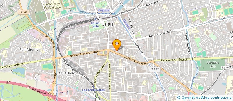 localisation de l'entreprise LEFRANC SAS à CALAIS