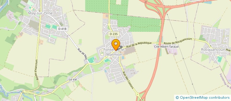 localisation de l'entreprise LEFRANCOIS à FONTENAY-LE-MARMION