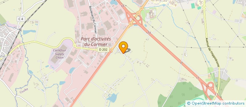 localisation de l'entreprise LEFRANCOIS à CHOLET