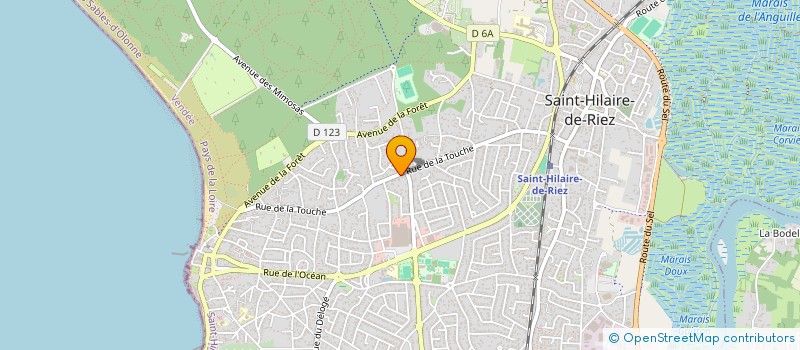 localisation de l'entreprise LEFRANCOIS - GROUT  SAINT-HILAIRE-DE-RIEZ