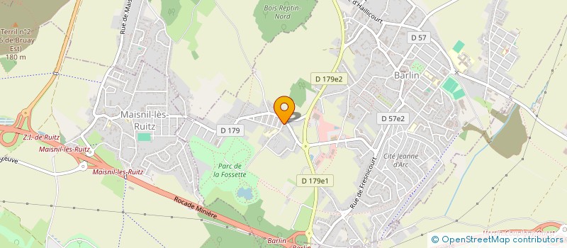 localisation de l'entreprise LEFRANCQ PLATRERIE à BARLIN