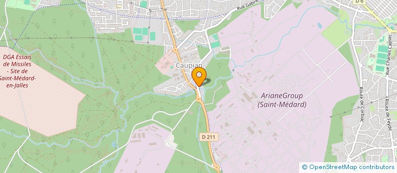 localisation de l'entreprise LEFRAUBRY  SAINT-MEDARD-EN-JALLES