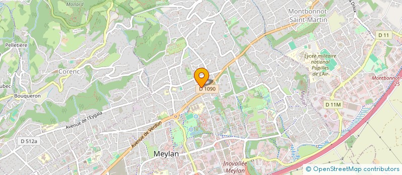 localisation de l'entreprise LEFRELMA  MEYLAN