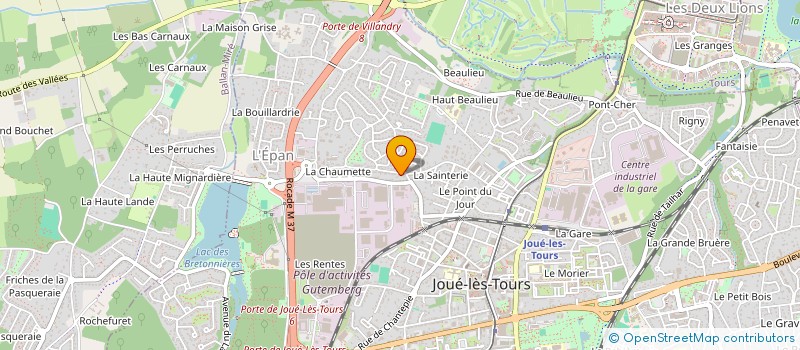 localisation de l'entreprise LEFRERE  JOUE-LES-TOURS