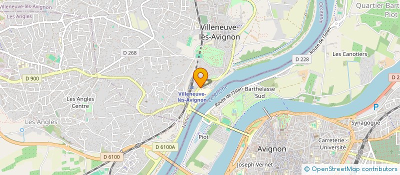localisation de l'entreprise LEFRIRAT  VILLENEUVE-LES-AVIGNON