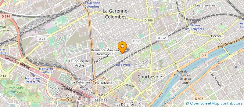 localisation de l'entreprise LEFT AND RIGHT RECORD à COURBEVOIE