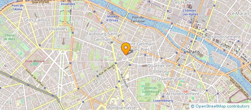 localisation de l'entreprise LEFT BANK  PARIS