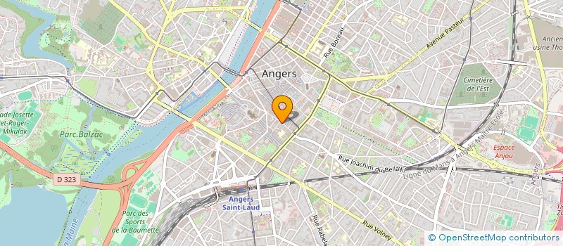 localisation de l'entreprise LEFUR DIGITAL  ANGERS