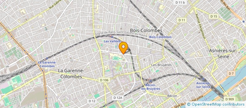 localisation de l'entreprise LEFUR ET COMPAGNIE à BOIS-COLOMBES