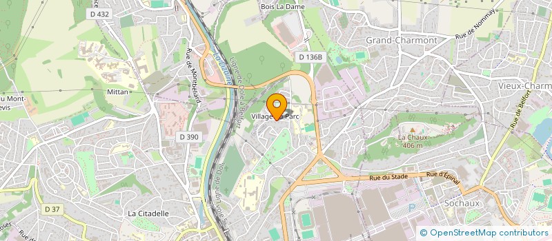 localisation de l'entreprise LEG  MONTBELIARD