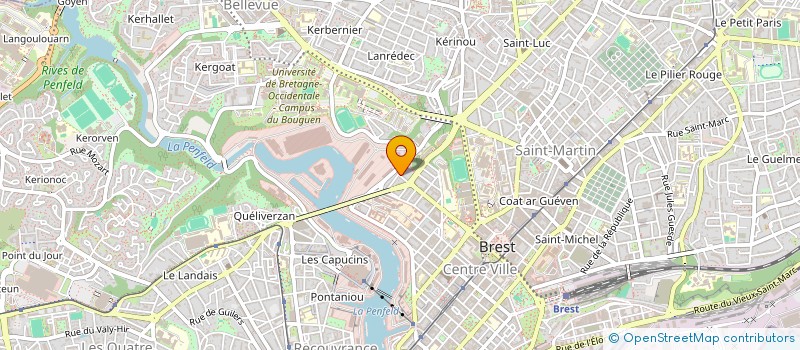 localisation de l'entreprise LEG à BREST