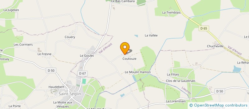 localisation de l'entreprise LEG  VAL D'ANAST