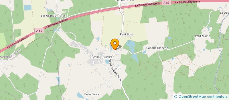 localisation de l'entreprise LEG EVENTS  BEAUPOUYET