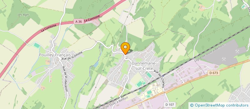 localisation de l'entreprise LEG MECANIQUE  OSSELLE-ROUTELLE