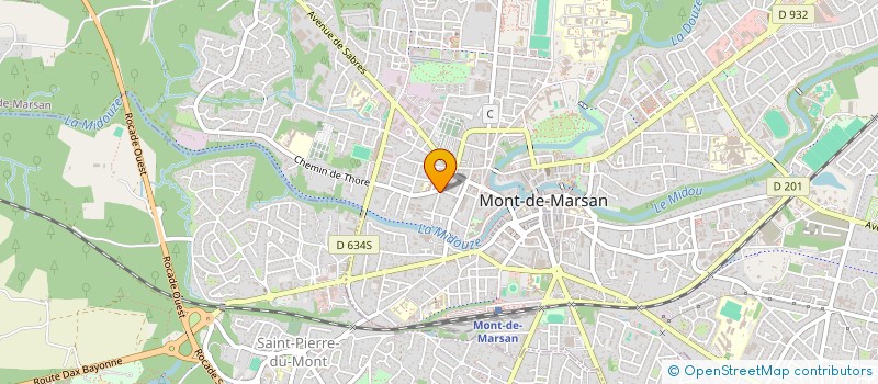 localisation de l'entreprise LEG2 à MONT-DE-MARSAN