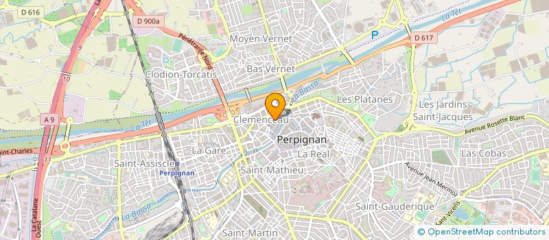 localisation de l'entreprise LEGA à PERPIGNAN