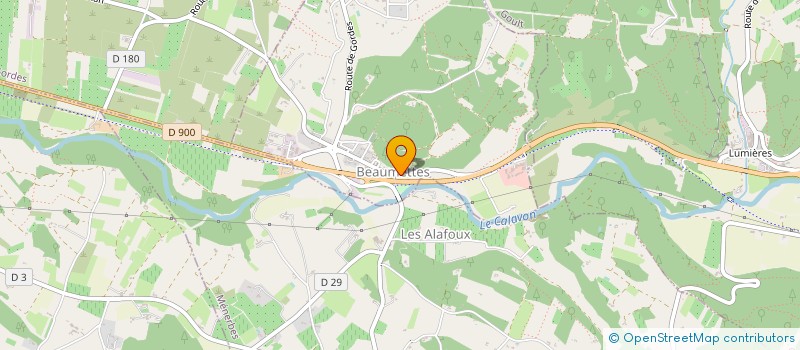 localisation de l'entreprise LEGA  BEAUMETTES