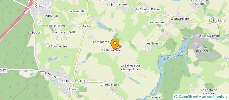 localisation de l'entreprise LEGA  LIFFRE