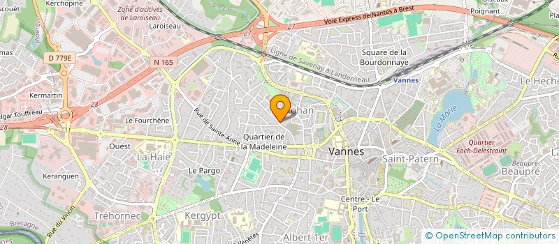 localisation de l'entreprise LEGA à VANNES