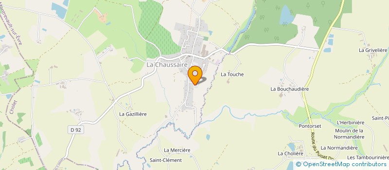 localisation de l'entreprise LEGA à MONTREVAULT-SUR-EVRE