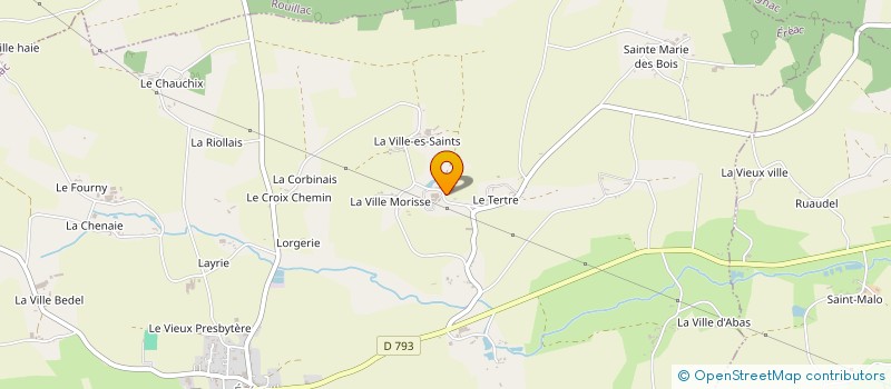 localisation de l'entreprise LEGAC à EREAC