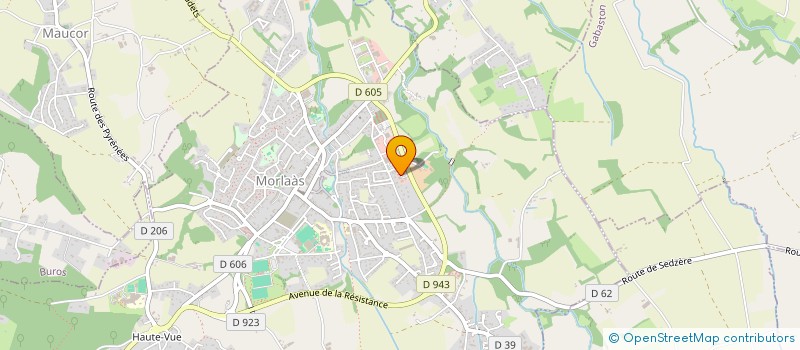 localisation de l'entreprise LEGAC  MORLAAS