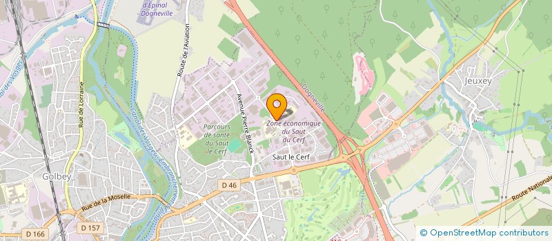 localisation de l'entreprise LEGACLO à EPINAL