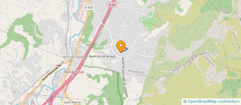 localisation de l'entreprise LEGACY 1  ROQUEVAIRE