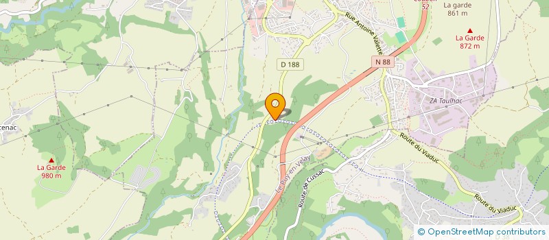 localisation de l'entreprise LEGACY  LE PUY-EN-VELAY