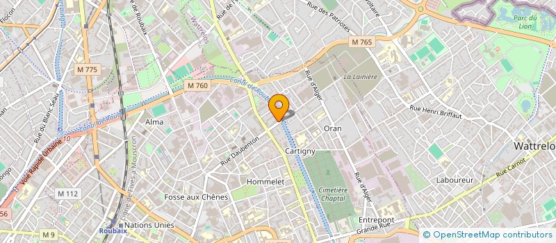 localisation de l'entreprise LEGACY  ROUBAIX