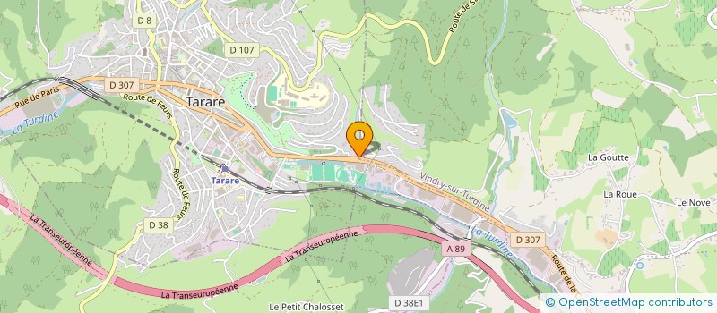 localisation de l'entreprise LEGACY  TARARE