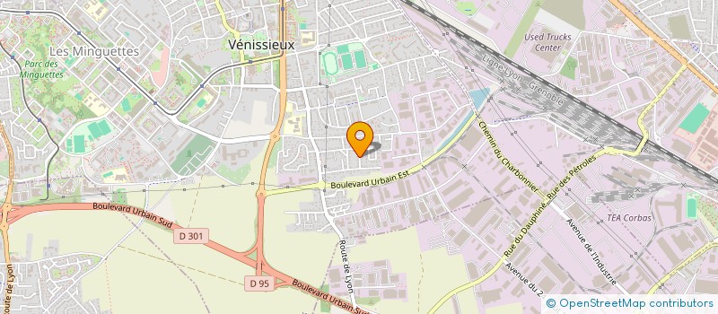 localisation de l'entreprise LEGACY  VENISSIEUX