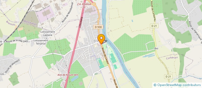 localisation de l'entreprise LEGACY BRESSOLS  BRESSOLS