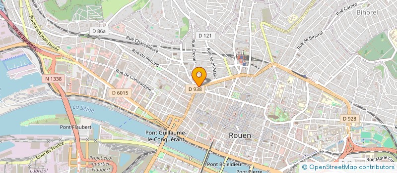 localisation de l'entreprise LEGACY FOOD 76 à ROUEN