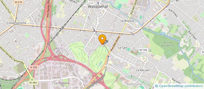 localisation de l'entreprise LEGACYM  WASQUEHAL