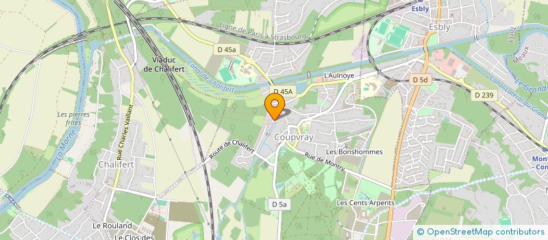 localisation de l'entreprise LEGACYY PATRIMOINE  COUPVRAY