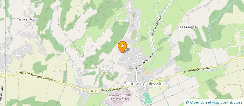 localisation de l'entreprise LEGAFLO  SAINT-JUST-CHALEYSSIN