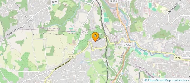 localisation de l'entreprise LEGAJU  CHAPONOST